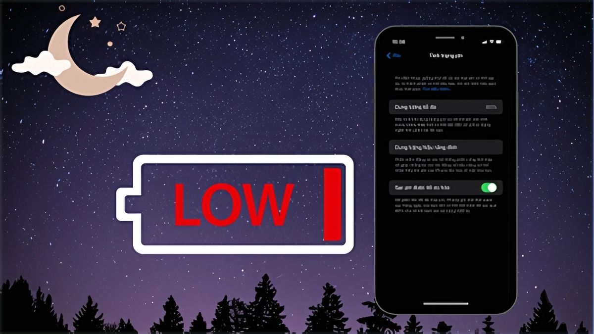 Nguyên nhân và cách khắc phục iPhone để qua đêm bị tụt pin